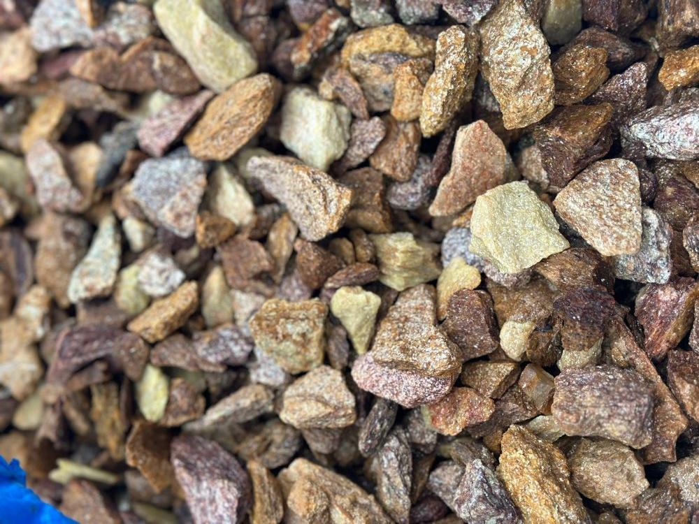 Златолит персиковый декоративная каменная крошка купить в Уфе