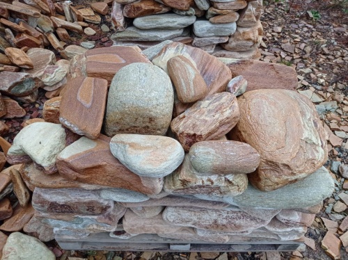 Златолит жёлтый, жёлто-зелёный глыбки и валуны для ланшафтного дизайна купить в Уфе