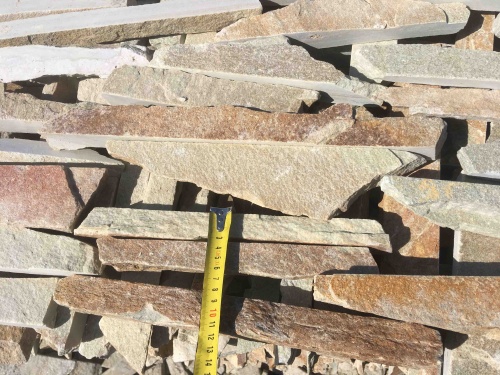 Горбушка златолит золотистый для облицовки купить в Уфе