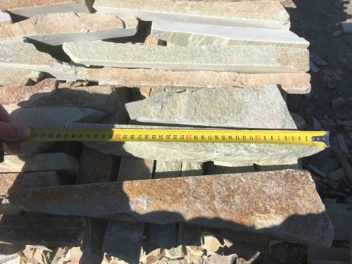 Горбушка златолит золотистый для облицовки купить в Уфе