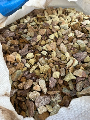 Златолит персиковый декоративная каменная крошка купить в Уфе