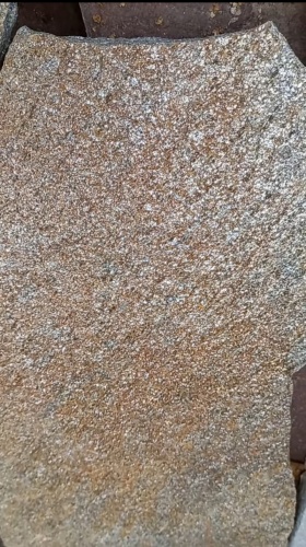 Плитняк златолит серебристый для цоколя, отмостки купить в Уфе