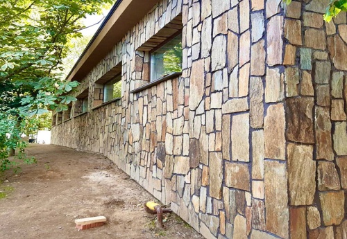 Плитняк кора дерева для цоколя, отмостки купить в Уфе