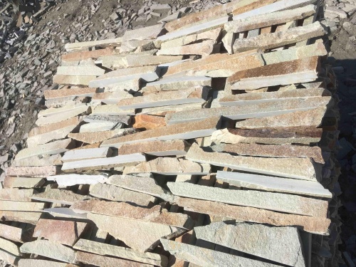 Горбушка златолит золотистый для облицовки купить в Уфе